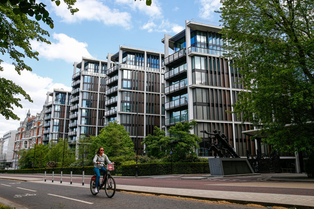 giá trị bất động sản tại London ổn định trong năm 2020 và tăng 1,1% trong 6 tháng đầu năm 2021.