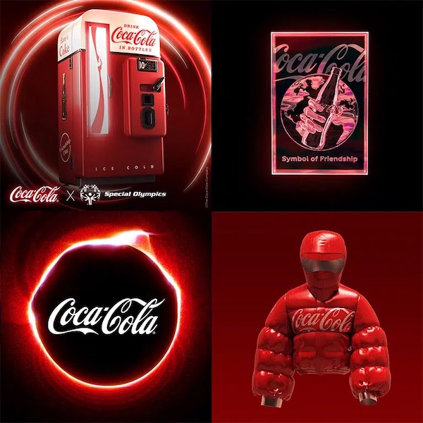 Coca-Cola đã tung ra bộ sưu tập mã thông báo không thể thay thế (NFT) và thu về 575.000 USDp/trong một cuộc đấu giá trực tuyến (ảnh Coca-Cola)
