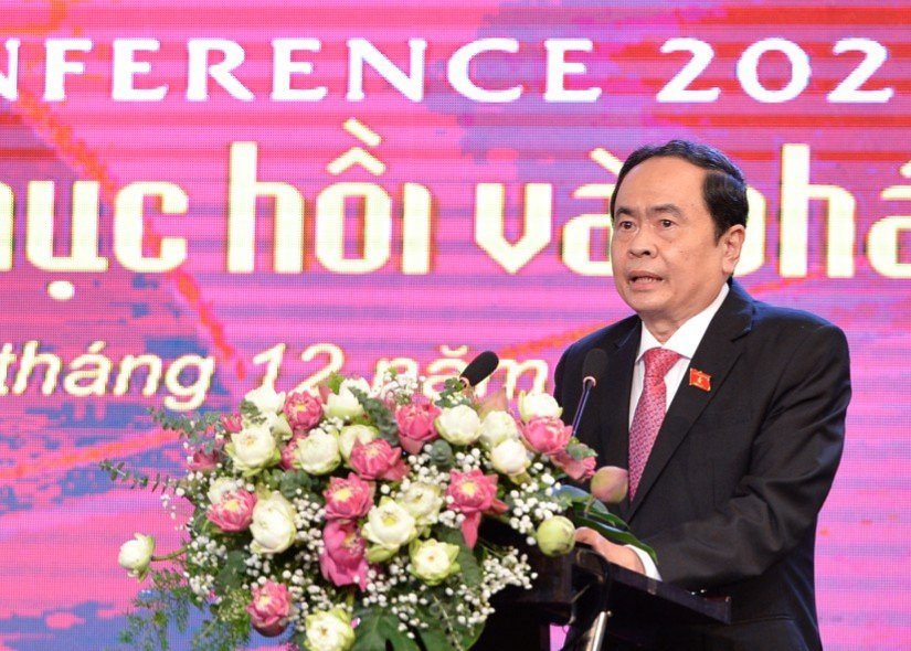 Phó Chủ tịch Thường trực Quốc hội Trần Thanh Mẫn phát biểu chỉ đạo tại hội thảo 