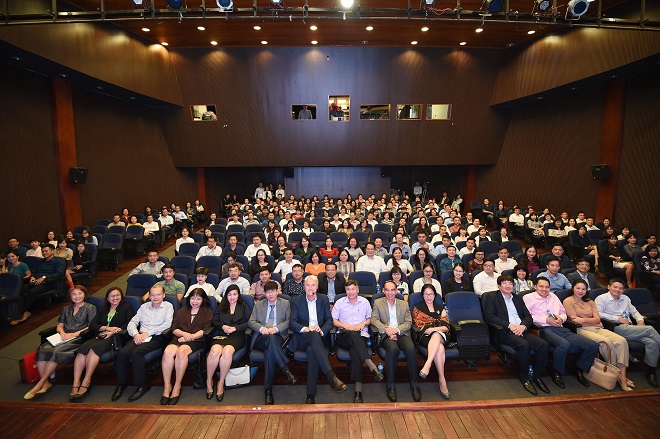 Hội thảo thu hút sự tham gia của 250 lãnh đạo, quản lý cấp cao của các doanh nghiệp: Ảnh: SVF