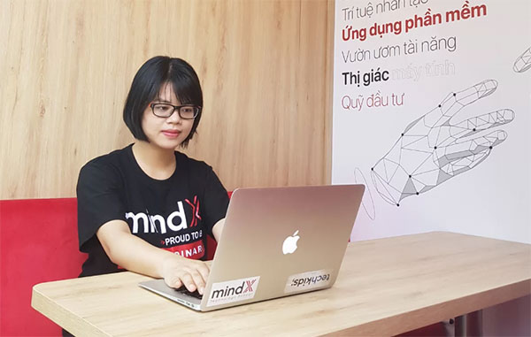 Nguyễn Thị Thu Hà, CEO startup giáo dục MindX. 