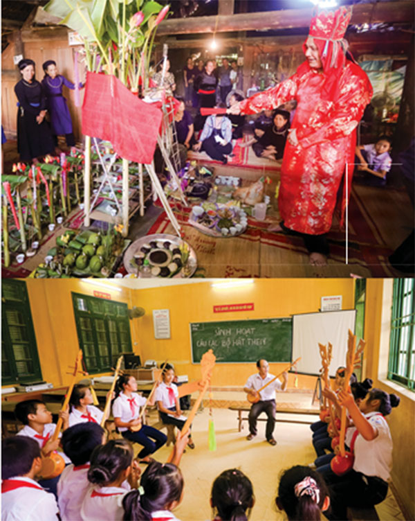 CLB hát then Trường THCS Tân An đã gặt hái được rất nhiều thành tích cao ở cả những hội thi hát then cấp huyện và cấp tỉnh.