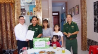Công ty Vedan Việt Nam trao tặng “nhà đồng đội” cho chiến sĩ biên phòng