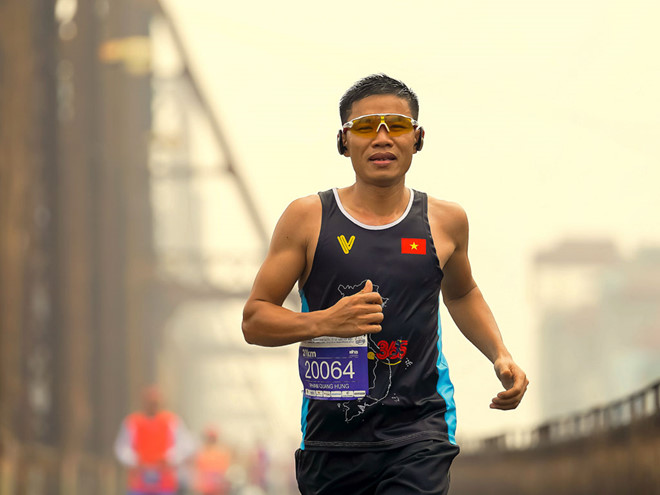 Anh Lê Văn Dương tham gia nhiều giải chạy phong trào
