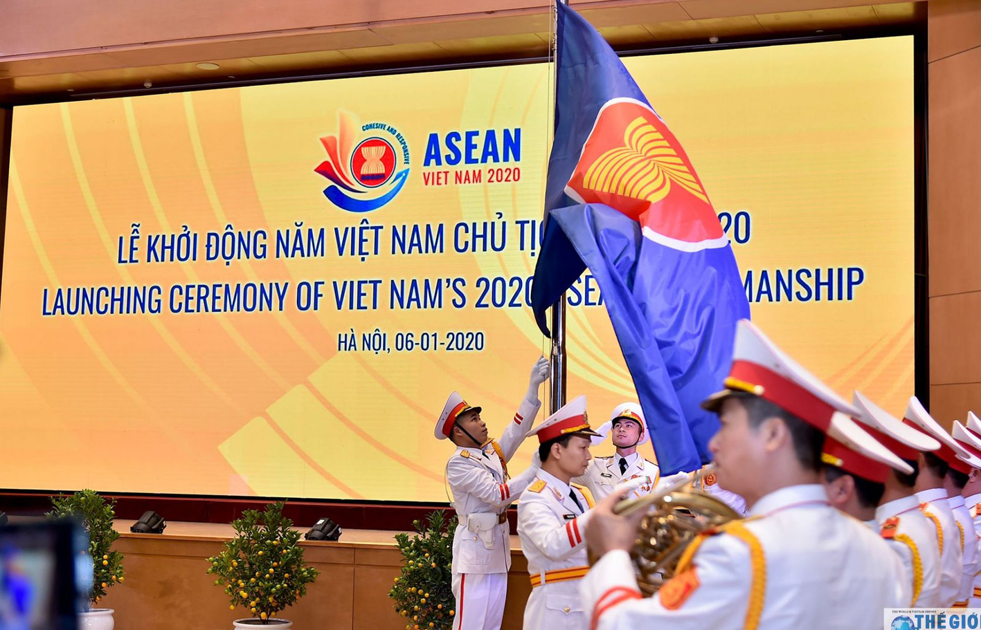 p/Lễ Khởi động Năm Việt Nam Chủ tịch ASEAN 2020, ngày 6/1/2010 tại Hà Nội.