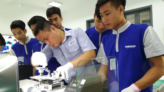 SAMSUNG Electronic Việt Nam đã luôn đồng hành hỗ trợ trong công tác thi tay nghề ASEAN đối với lao động.