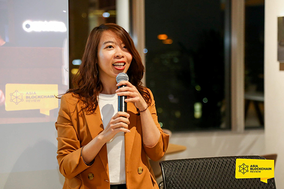 Bà Nguyễn Hải Thanh, CEO AVSE Corp tại một sự kiện.