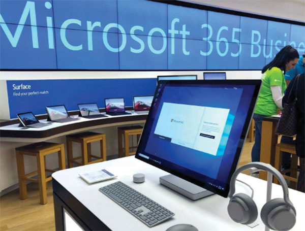 Thị phần Window chạy trên máy tính trên toàn thế giới của Microsoft chiếm từ 77- 87%.