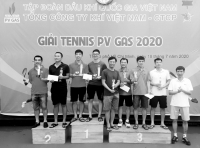 Sôi động và nhiệt thànhp/- Giải Tennis thường niên PV GAS 2020
