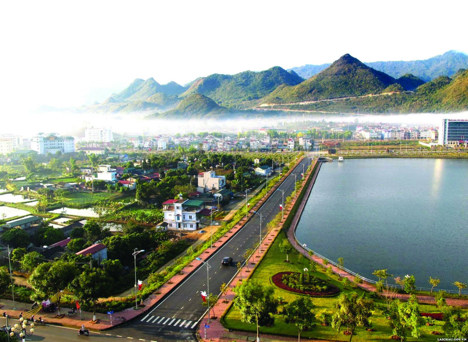  Thành phố Lai Châu được đầu tư hạ tầng khá đồng bộ phục vụ phát triển kinh tế - xã hội