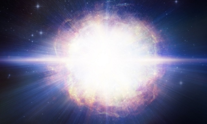Mô phỏng vụ nổ siêu tân tinh trong vũ trụ. Ảnh: Space.