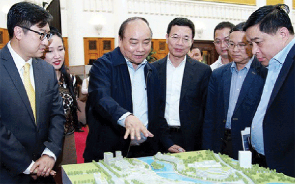 Trung tâm Đổi mới sáng tạo quốc gia được xây dựng tại Khu công nghệ cao Hòa Lạc sẽ tạo ra điều kiện, môi trường lý tưởng doanh nghiệp Việt Nam vươn ra thế giới. Ảnh: TTX