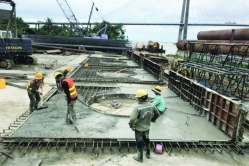 Nhà thầu “loay hoay” với dự án  cầu Mỹ Thuận 2