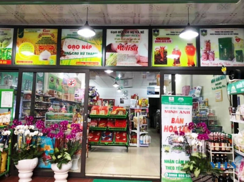 Cửa hàng thực phẩm sạch Minh Anh (phường Đông Hương, TP Thanh Hóa).