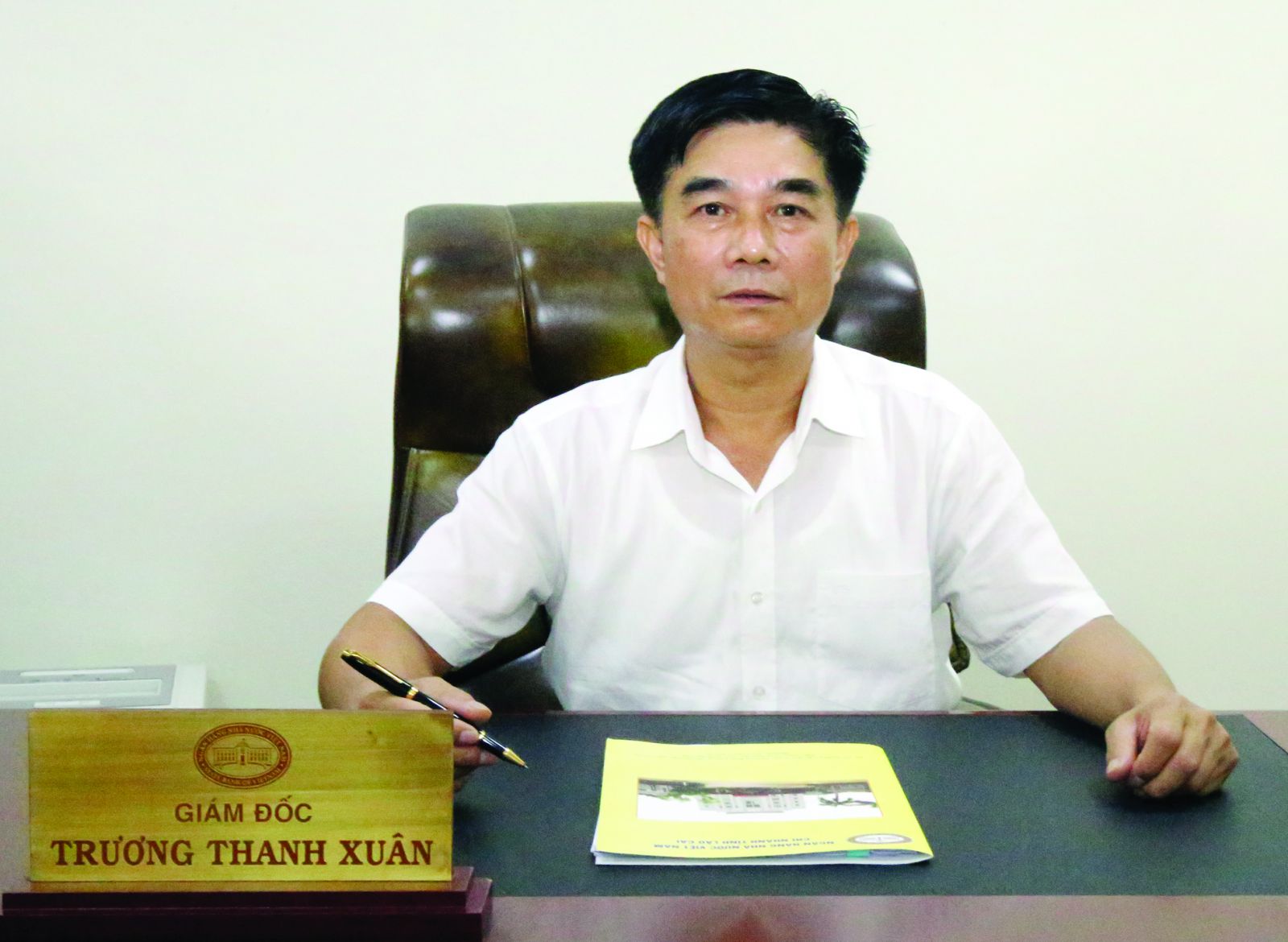 Ông Trương Thanh Xuân, Giám đốc Ngân hàng Nhà nước Chi nhánh tỉnh Lào Cai.