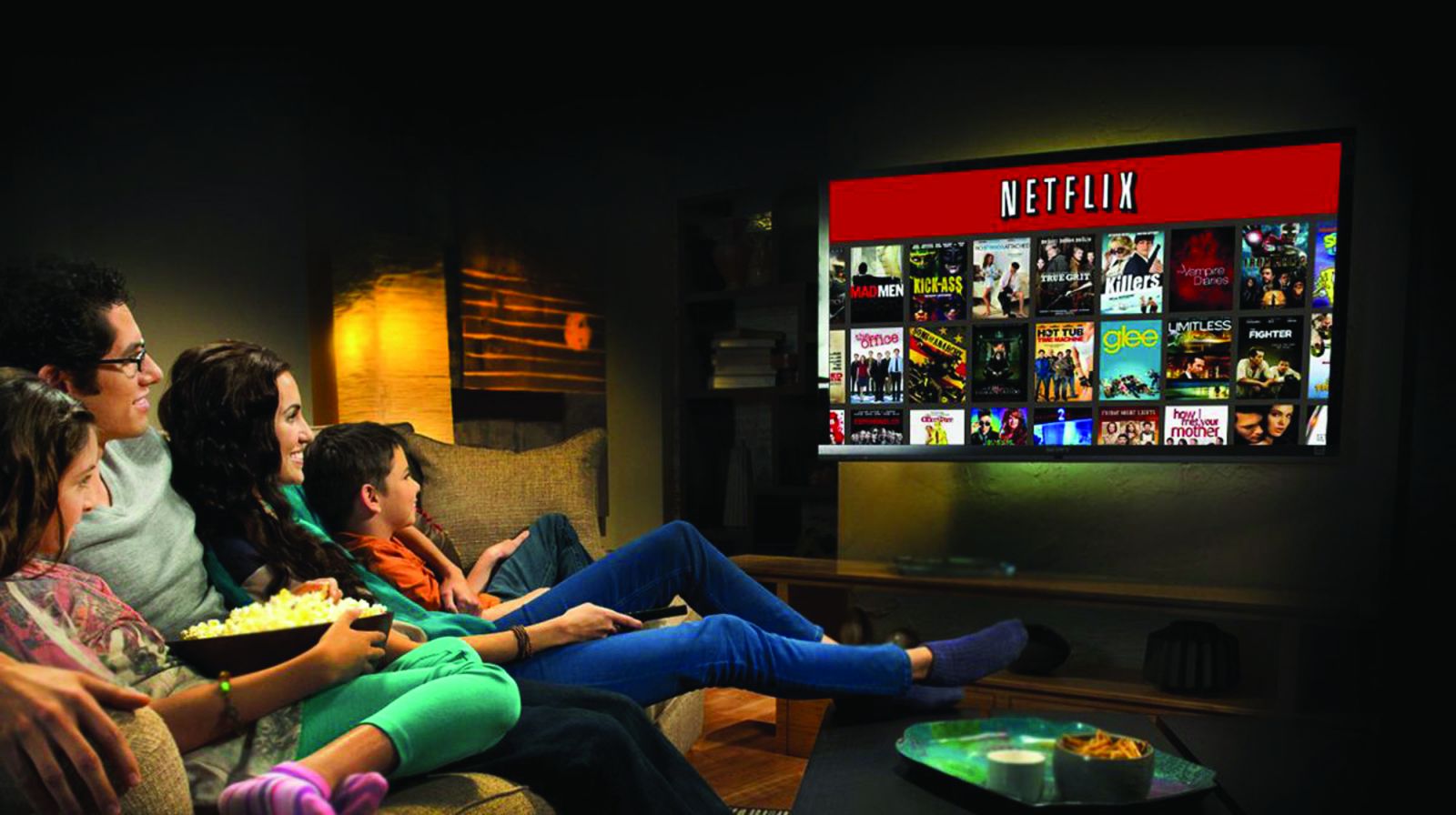 Dịch vụ xem phim trực tuyến của Netflix có hơn 30 triệu người đăng kí.