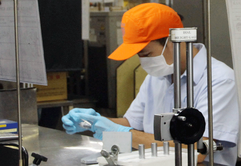 p/Công nhân làm việc trong khu công nghiệp ở Tiền Giang đều được tiêm vaccine và thực hiện nghiêm 5K của Bộ Y tế.