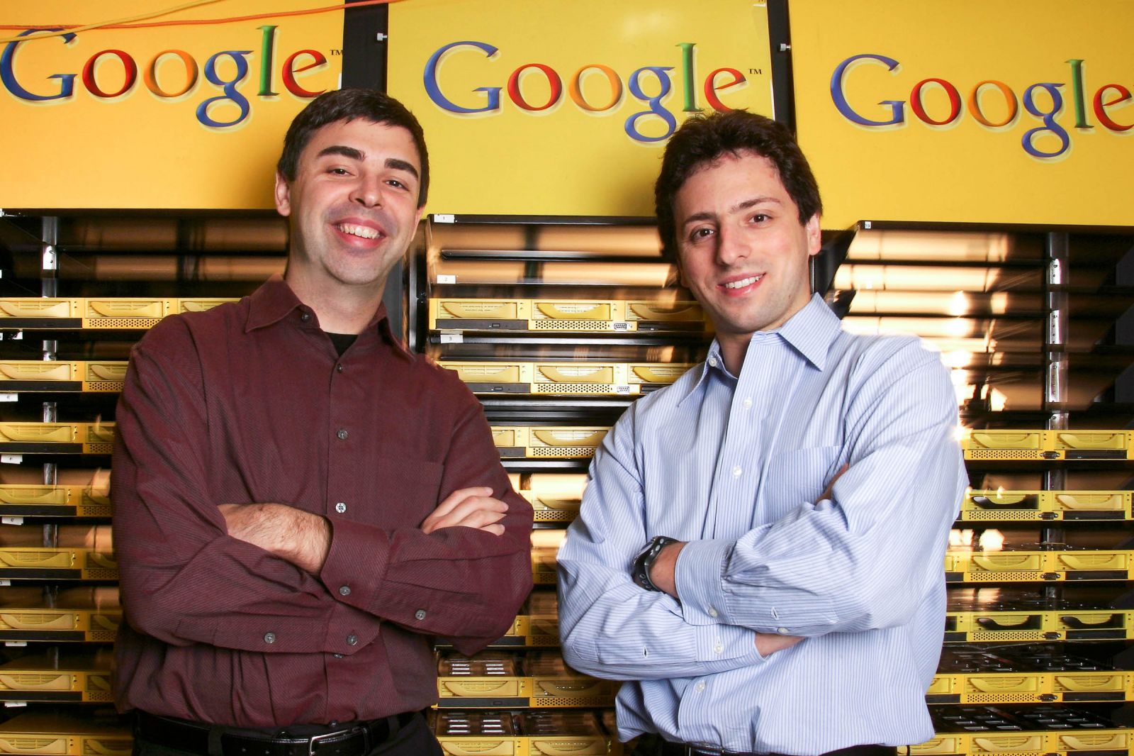 Larry Page và Sergey Brin - Hai cha đẻ của Google.
