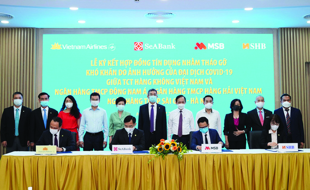  Vietnam Airlines đã được NHNN cho vay tái cấp vốn 4.000 tỷ đồng qua SeABank, MSB và SHB.
