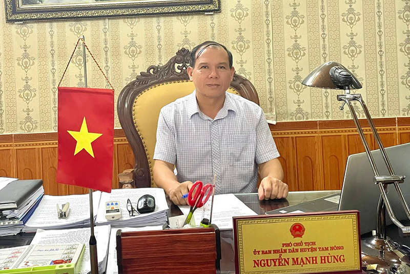 Phó Chủ tịch UBND huyện Tam Nông – Nguyễn Mạnh Hùng