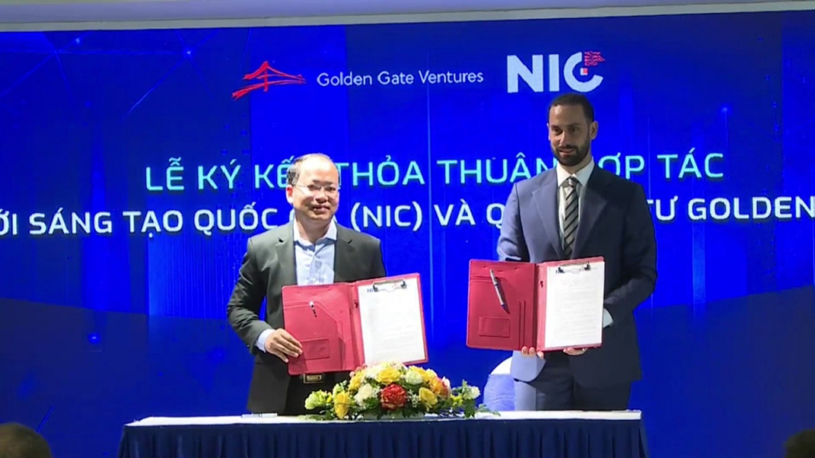  NIC và Golden Gate Ventures hợp tác, hỗ trợ phát triển hệ sinh thái khởi nghiệp và đổi mới sáng tạo tại Việt Nam