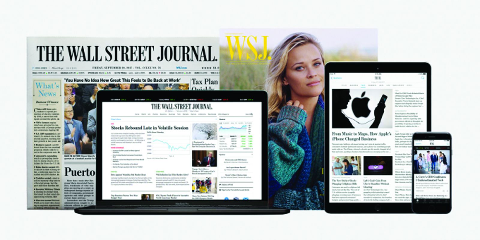  The Wall Street Journal cũng rất thành công với hình thức thương mại online sản phẩm của mình..
