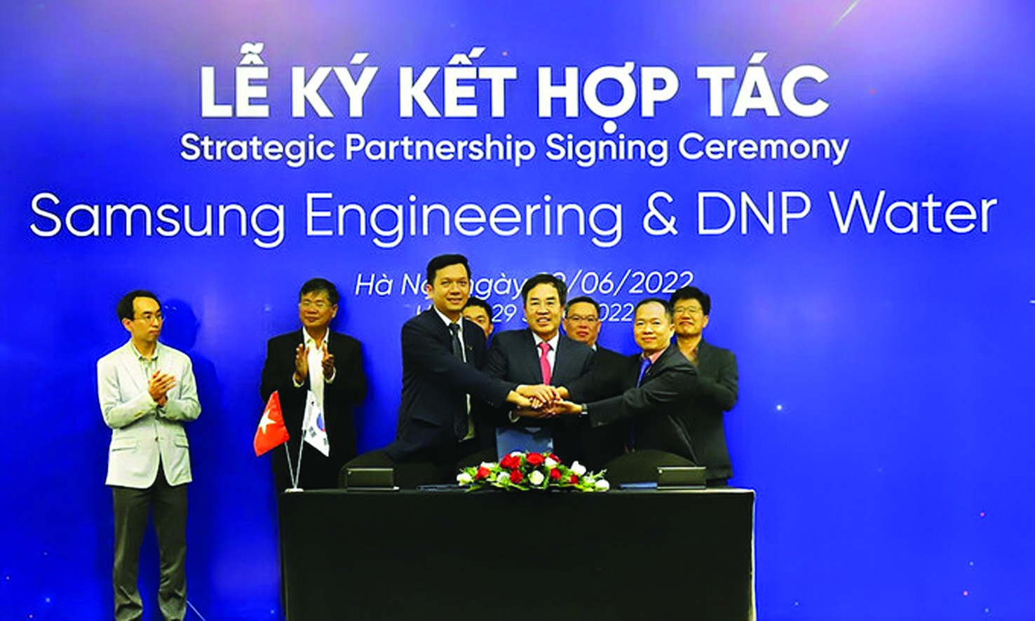  Samsung Engineering vừa mua 24% cổ phần của DNP Water để thâm nhập sâu vào ngành nước Việt Nam.