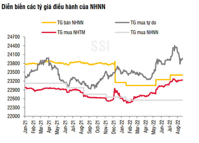 p/USD/VND đã tăng khá mạnh trong thời gian qua