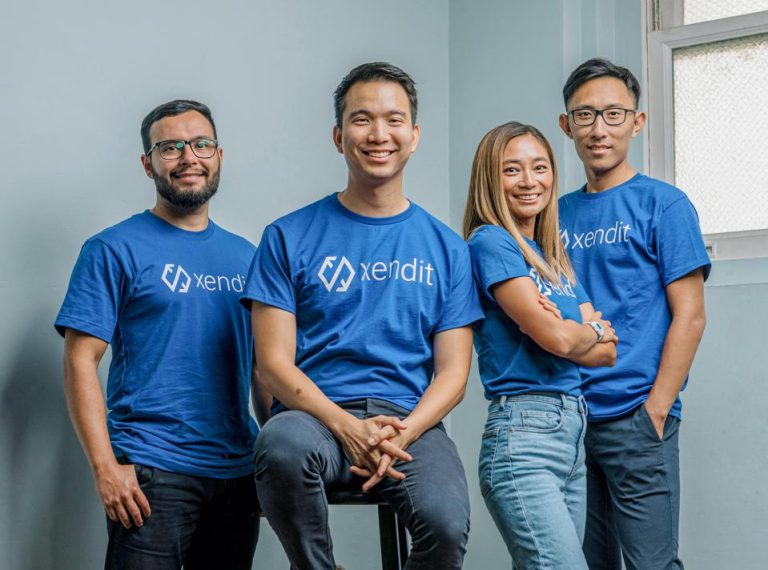 Bốn thành viên sáng lập Xendit, startup xử lý thanh toán huy động thành công 300 triệu đô la trong vòng gọi vốn hồi tháng 5 dựa trên mức định giá gần 3 tỉ đô la – Ảnh: Xendit