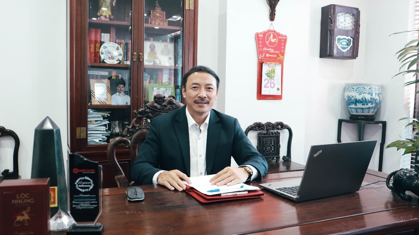 Ông Hoàng Minh Châu, Tổng Giám đốc Công ty cổ phần Nam Dược