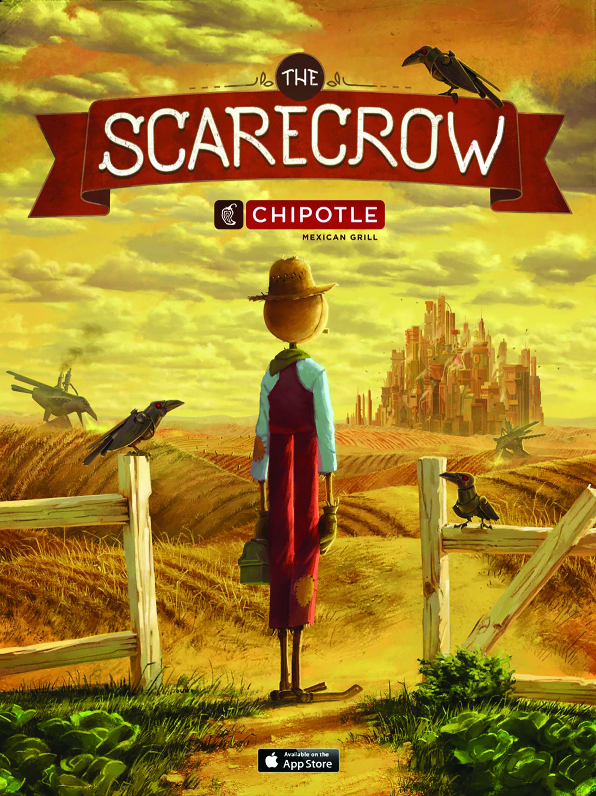 p/Chipotle phát triển game di động “Chipotle Scarecrow” để phát đi thông điệp về thực phẩm lành mạnh.