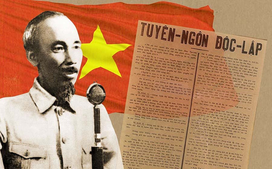 Chủ tịch Hồ Chí Minh đọc bản Tuyên ngôn độc lập tại Quảng trường Ba Đình ngày 2/9/1945.br class=