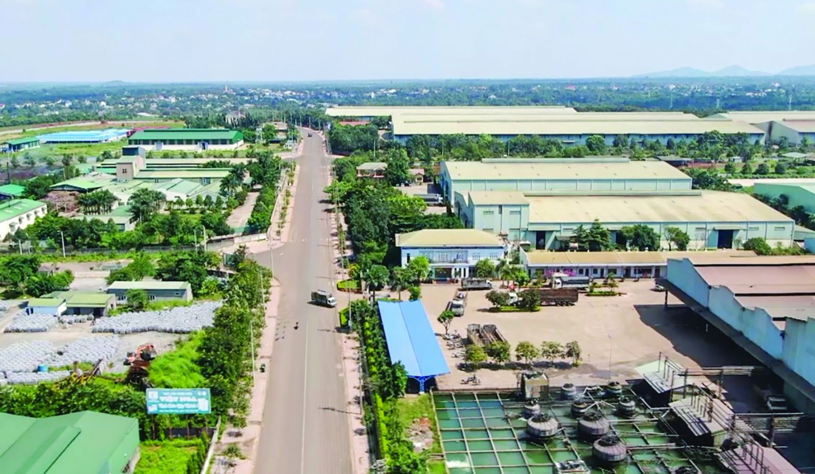 <p/>Khu công nghiệp Hoà Phú đã được doanh nghiệp lấp đầy.