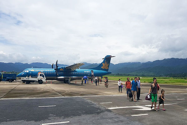 Sân bay Điện Biên hiện tại chỉ khai thác được dòng máy bay nhỏ (ATR72)