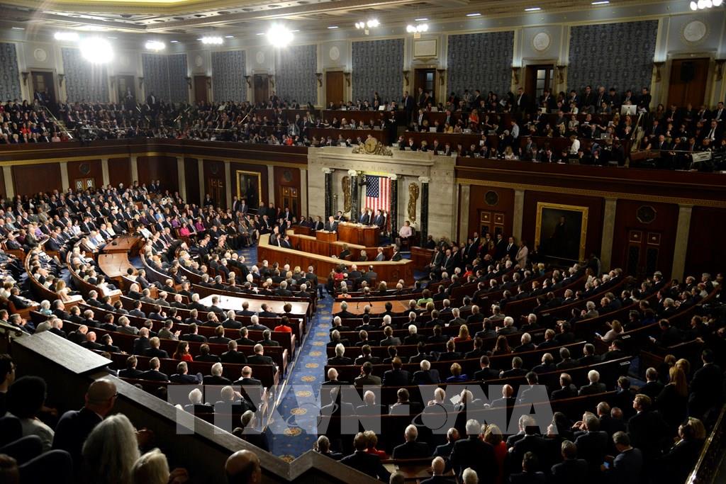 Toàn cảnh cuộc họp Quốc hội Mỹ tại Washington, DC. Ảnh: AFP/TTXVN