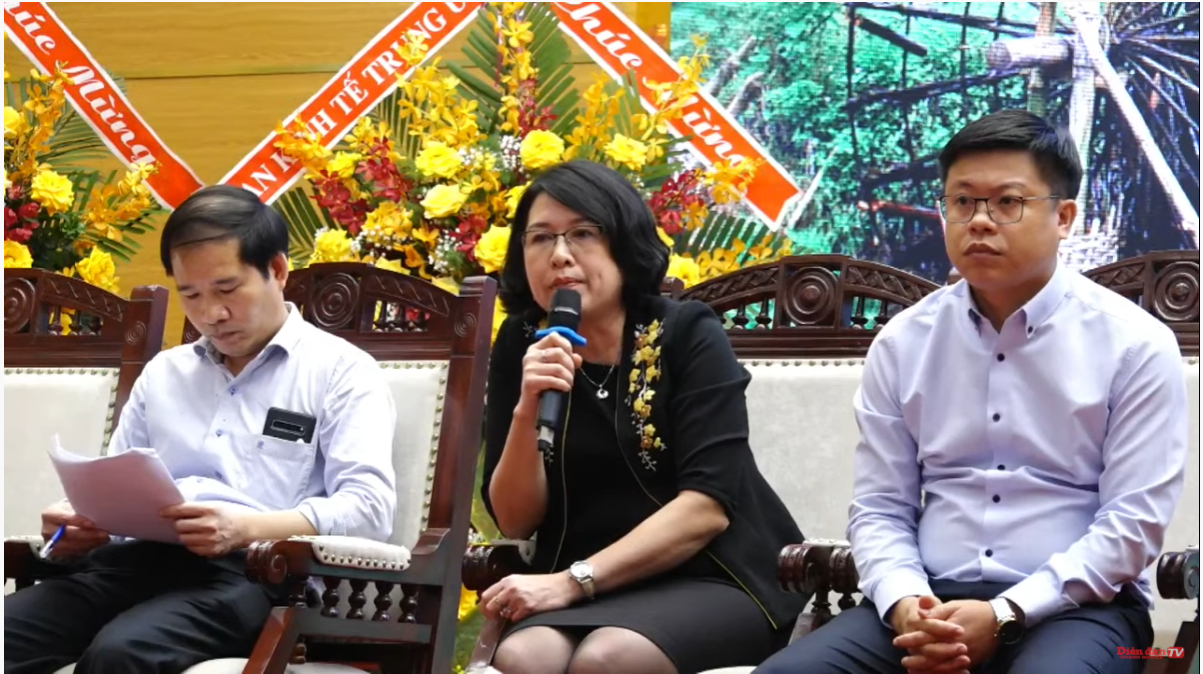 Bà Trần Thị Hồng Minh, Viện trưởng Viện nghiên cứu quản lý kinh tế TƯ