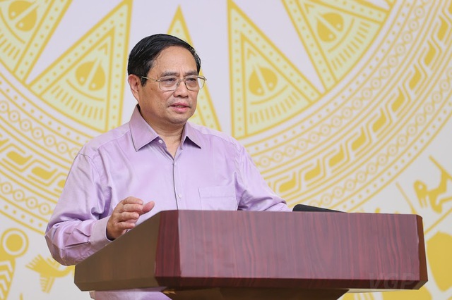 Thủ tướng Chính phủ Phạm Minh Chính chủ trì Hội nghị toàn quốc giữa Thủ tướng Chính phủ với các doanh nghiệp có chủ đề 