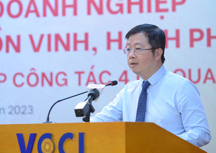 Ông Nguyễn Thanh Lâm - Thứ trưởng Bộ Thông tin và Truyền thông phát biểu tại diễn đàn.