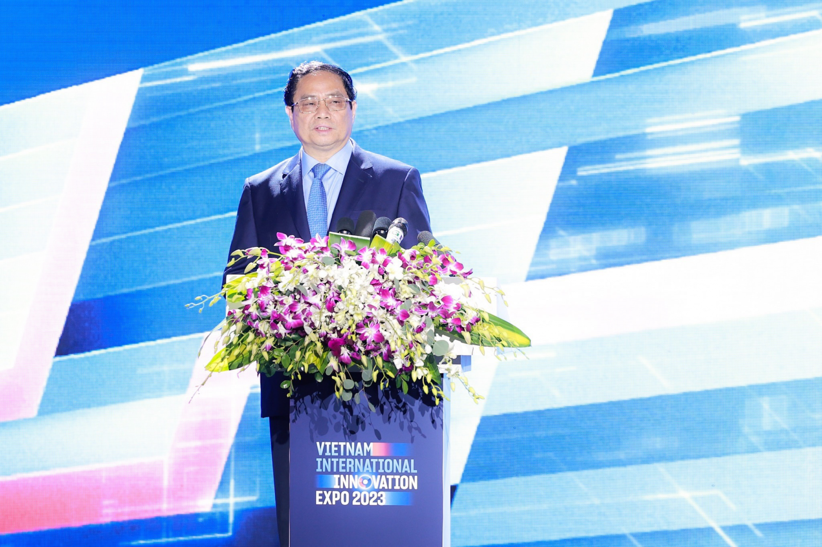 Thủ tướng Phạm Minh Chính phát biểu tại lễ khánh thành cơ sở hoạt động mới của NIC