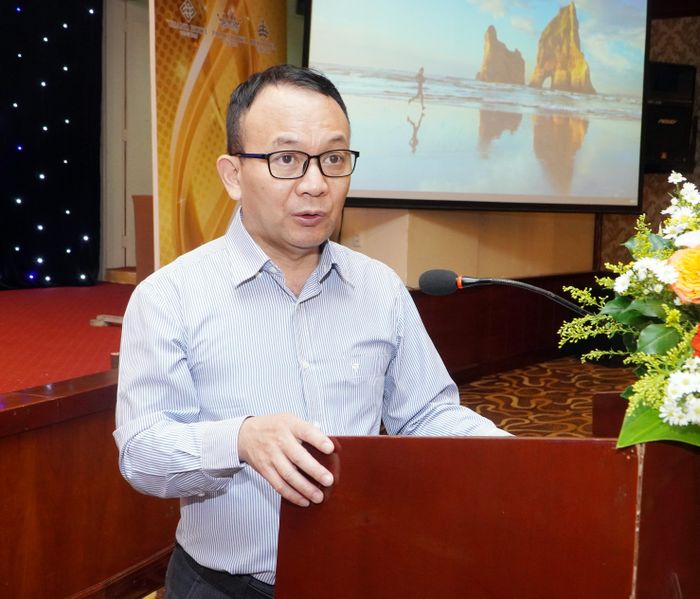 Ảnh 1: Ông Nguyễn Thanh Tuyên, Phó Cục trưởng Cục Công nghiệp CNTT phát biểu khai mạc hội thảo.