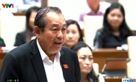Phó Thủ tướng Thường trực Trương Hòa Bình báo cáo Quốc hội về vấn đề phân bón giả