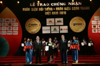 Vedan nhận giải thưởng “Top 10 nhãn hiệu nổi tiếng hàng đầu Việt Nam”