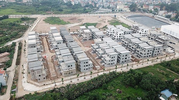 26 căn biệt thự xây dựng sai phép tại dự án Khu đô thị Khai Sơn
