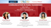 21/9: Hội thảo "Truyền thông trong doanh nghiệp gia đình"