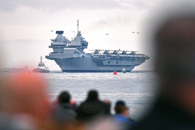Anh đang lên kế hoạch gửi tàu sân bay mới HMS Queen Elizabeth tới khu vực châu Á - Thái Bình Dương trong lần triển khai hoạt động đầu tiên, dự kiến diễn ra vào năm 2021.