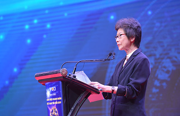 Bà Lee Ju Song, Giám đốc khu vực châu Á, Phòng Thương mại Quốc tế và Liên đoàn các Phòng Thương mại Thế giới ICC
