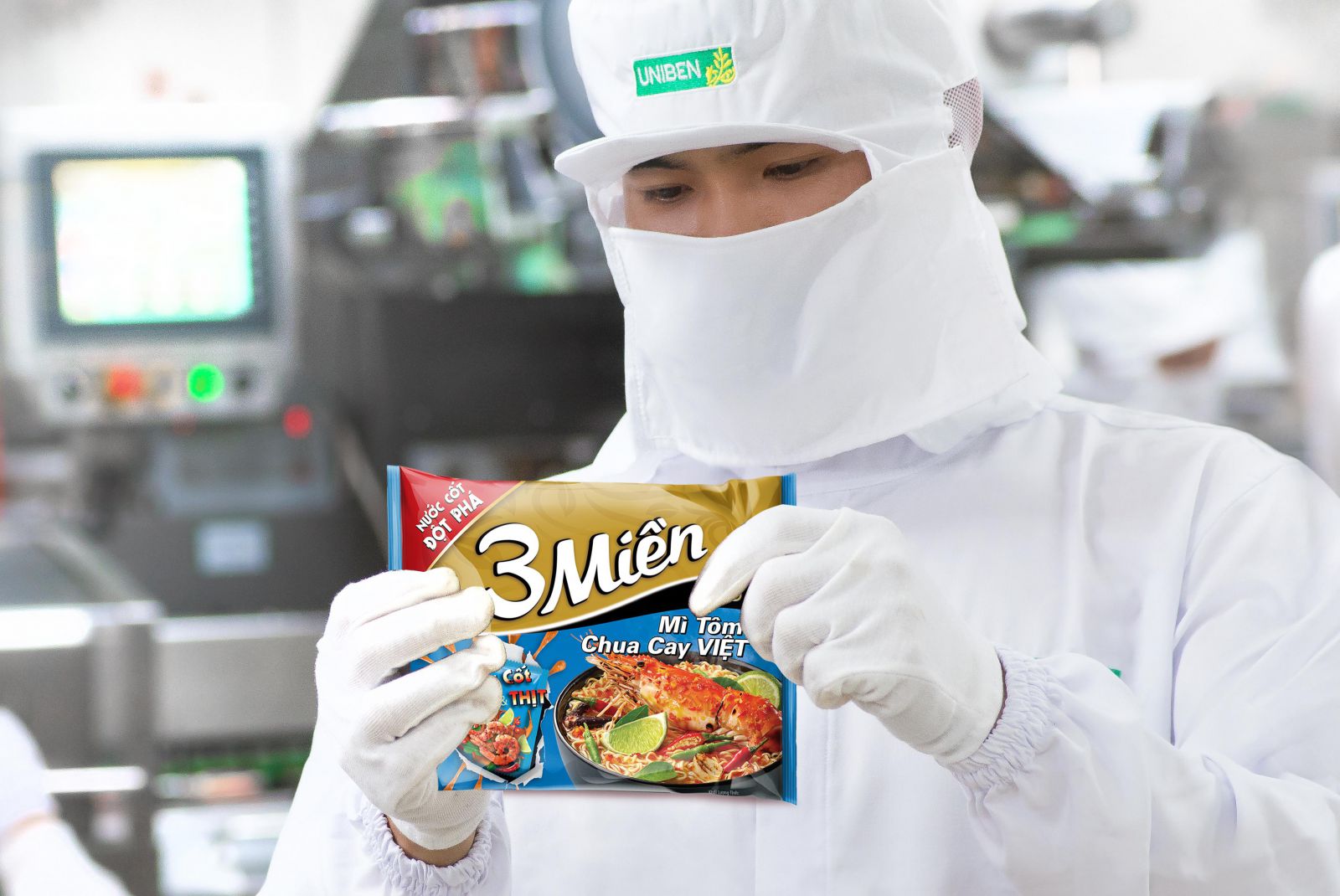 Tháng 9 vừa qua, Uniben đã đón hơn 500 khách hàng tới tham quan dây chuyền sản xuất Mì 3 Miền Nước Cốt mới tại Nhà máy Uniben KCN Việt Nam – Singapore 2, Bình Dương