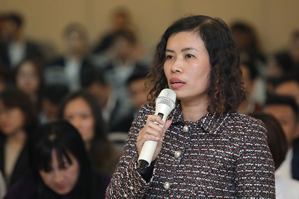 bà Nguyễn Thị Minh Tâm, Đại diện Bộ Tài Nguyên và Môi trường 