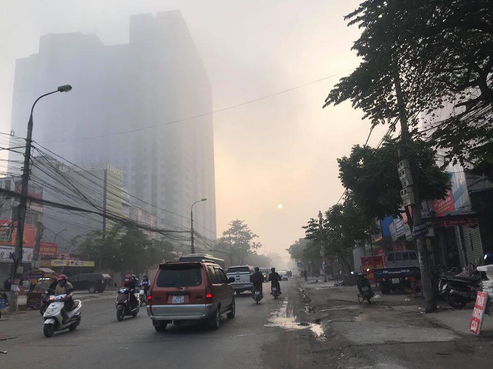 Ô nhiễm không khí tại Hà Nội. Ảnh: Mạnh Hưng.
