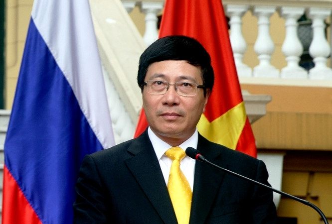 Ủy viên Bộ Chính trị, Phó Thủ tướng Chính phủ, Bộ trưởng Bộ Ngoại giao Phạm Bình Minh